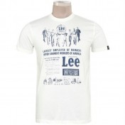  Lee White T-shirt For Men's